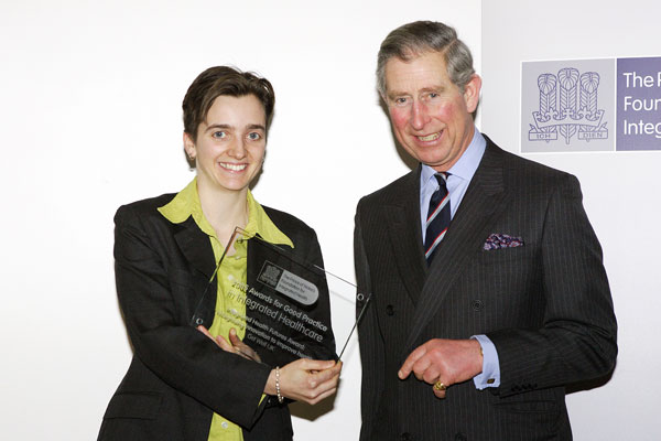 Boo receives award from Prince Charles